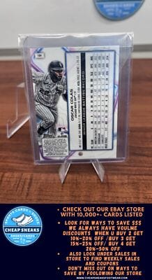 Cheap Sneaks Footwear/Sports Cards Baseball Card Oscar Colás RC 2023 Topps Cosmic Chrome #104 Chicago White Sox