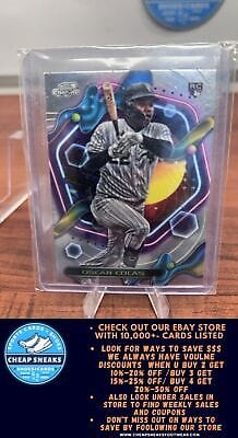 Cheap Sneaks Footwear/Sports Cards Baseball Card Oscar Colás RC 2023 Topps Cosmic Chrome #104 Chicago White Sox