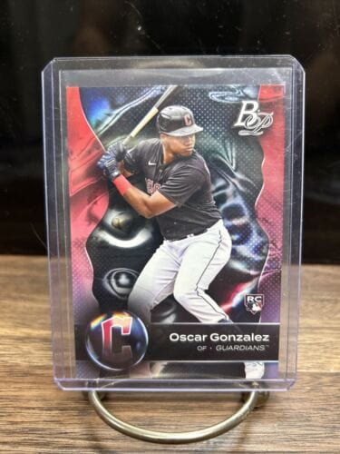 Cheap Sneaks Footwear/Sports Cards Baseball Card Oscar Gonzalez (RC) 2023 Bowman Platinum Cleveland Guardians Rookie Ca