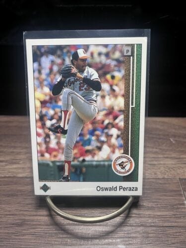 Cheap Sneaks Footwear/Sports Cards Baseball Card Oswald Peraza RC Baltimore Orioles P 1989 Upper Deck Card #651
