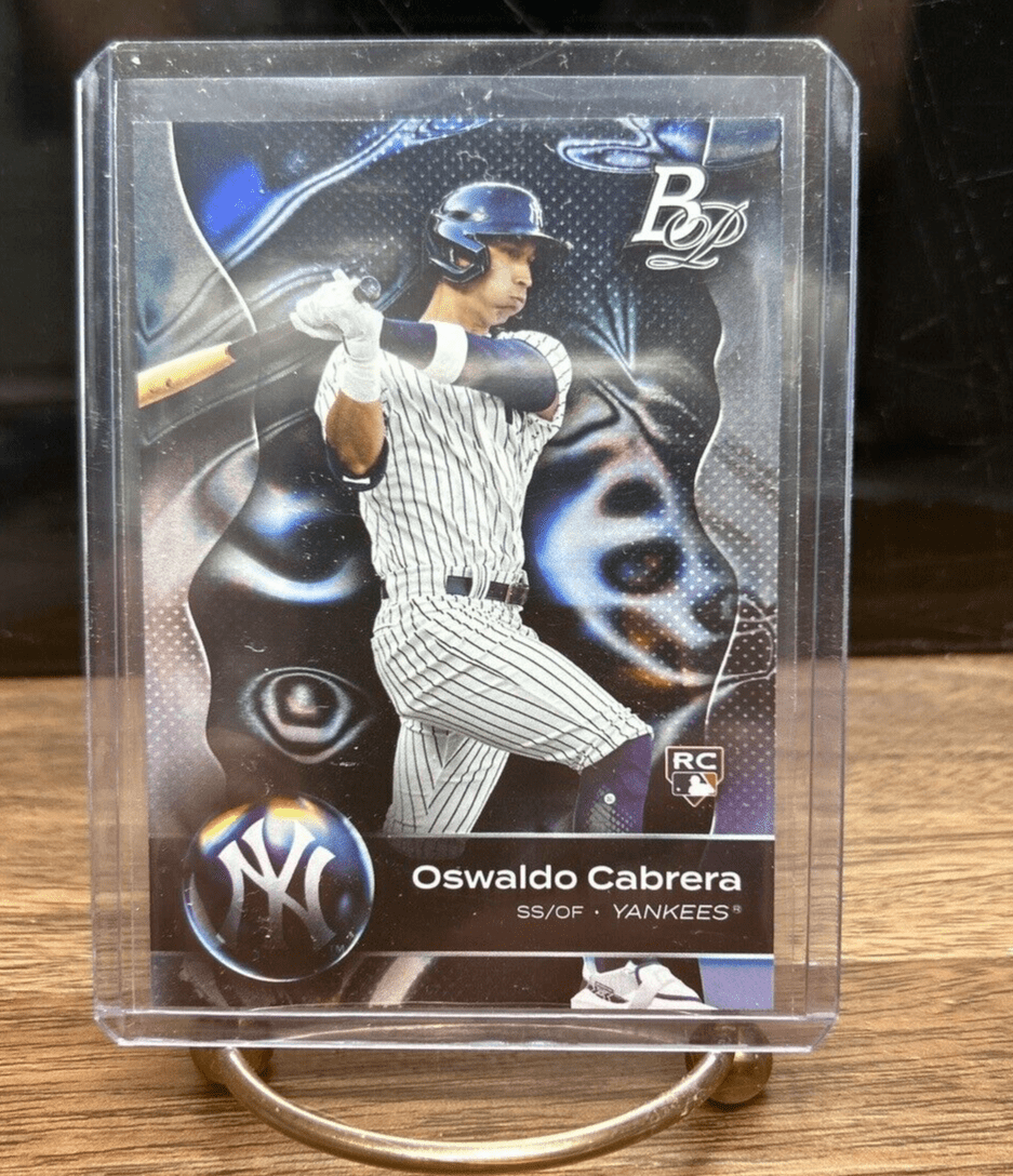 Cheap Sneaks Footwear/Sports Cards Baseball Card Oswaldo Cabrera RC 2023 Bowman Platinum New York Yankees Rookie Card #