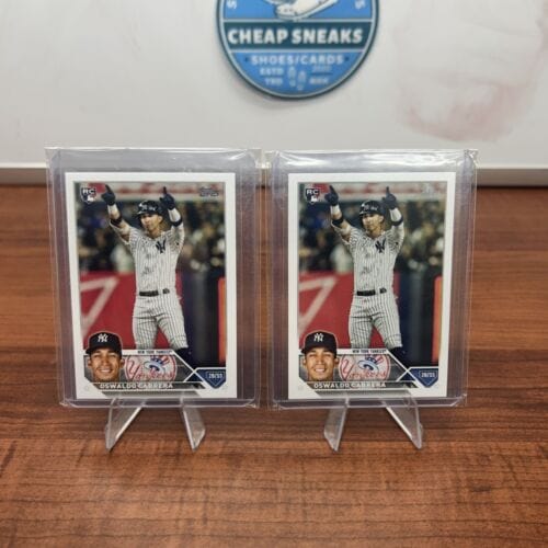 Cheap Sneaks Footwear/Sports Cards Baseball Card Oswaldo Cabrera (RC) 2023 Topps Series 2 Rookie Card #487 + Bonus Card