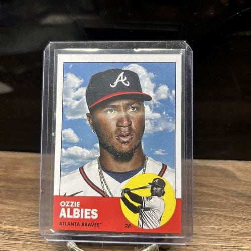 Cheap Sneaks Footwear/Sports Cards Baseball Card OZZIE ALBIES 1963 Design 2022 Topps Archives #12 Atlanta Braves