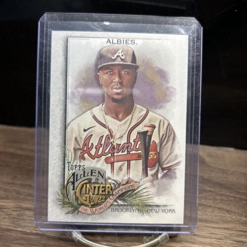 Cheap Sneaks Footwear/Sports Cards Baseball Card Ozzie Albies 2022 Topps Allen & Ginter's - #113 Atlanta Braves
