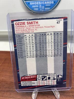 Cheap Sneaks Footwear/Sports Cards Baseball Card Ozzie Smith 1988 Fleer #47 St. Louis Cardinals