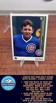 Cheap Sneaks Footwear/Sports Cards Baseball Card Pat Perry 1989 Upper Deck #345 Chicago Cubs