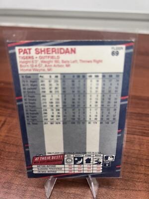Cheap Sneaks Footwear/Sports Cards Baseball Card Pat Sheridan 1988 Fleer #69 Detroit Tigers