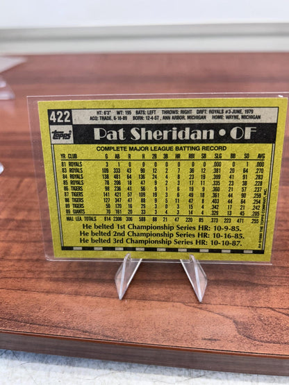 Cheap Sneaks Footwear/Sports Cards Baseball Card Pat Sheridan 1990 Topps #422 San Francisco Giants