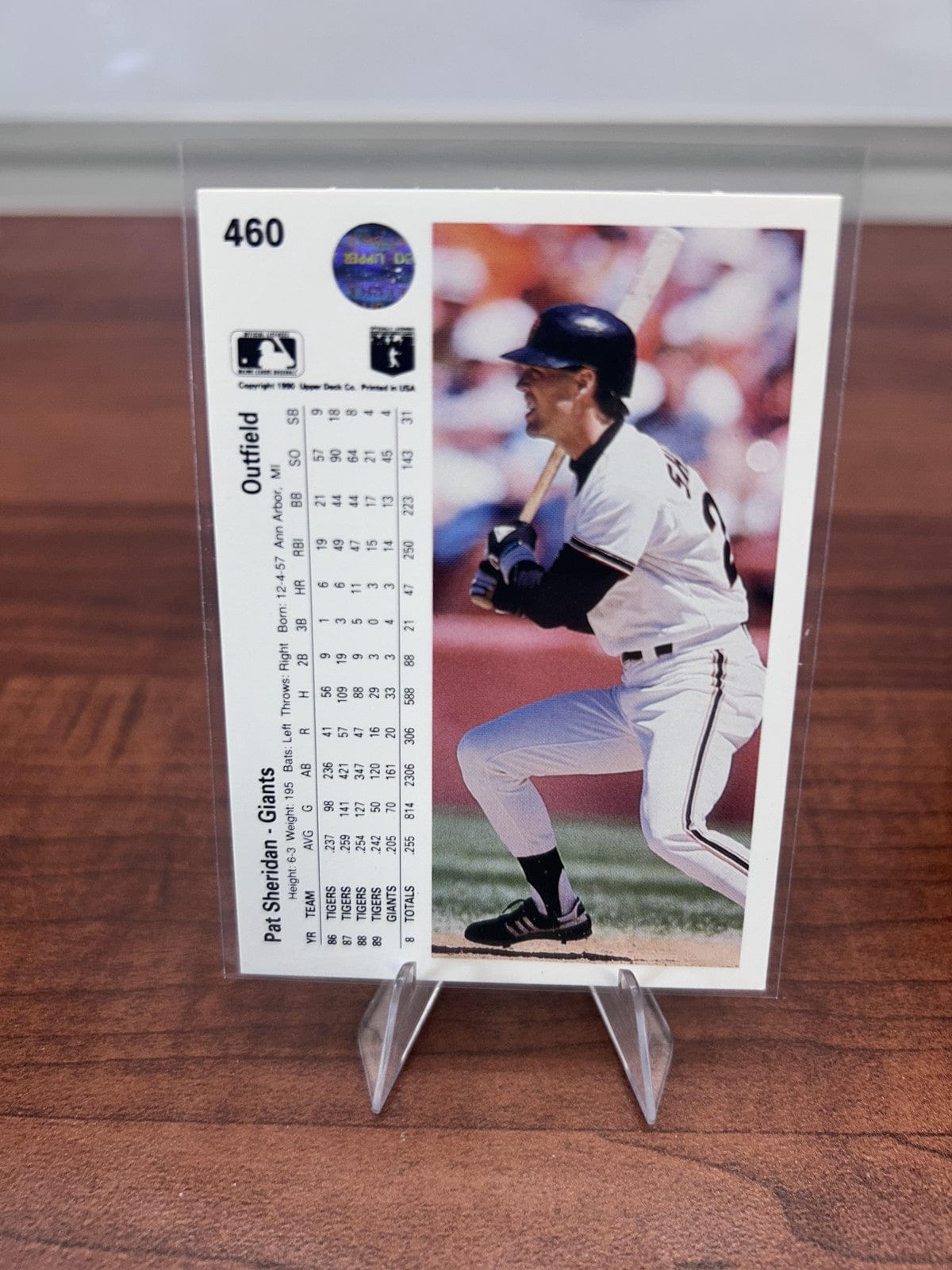 Cheap Sneaks Footwear/Sports Cards Baseball Card Pat Sheridan 1990 Upper Deck #460 San Francisco Giants