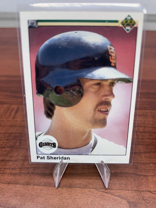 Cheap Sneaks Footwear/Sports Cards Baseball Card Pat Sheridan 1990 Upper Deck #460 San Francisco Giants