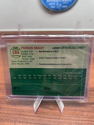 Cheap Sneaks Footwear/Sports Cards Baseball Card Patrick Bailey RC 2023 Topps Chrome Platinum Anniversary #154 Giants
