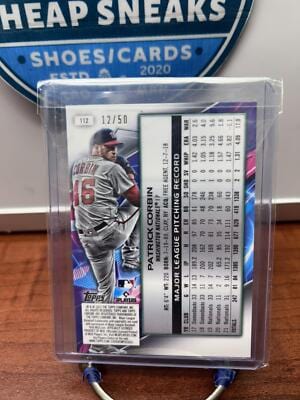 Cheap Sneaks Footwear/Sports Cards Baseball Card Patrick Corbin 2022 Topps Chrome Cosmic Gold Interstellar #112    /50