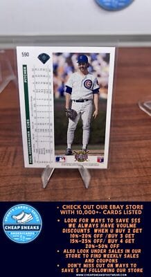 Cheap Sneaks Footwear/Sports Cards Baseball Card Paul Assenmacher 1992 Upper Deck #590 Chicago Cubs