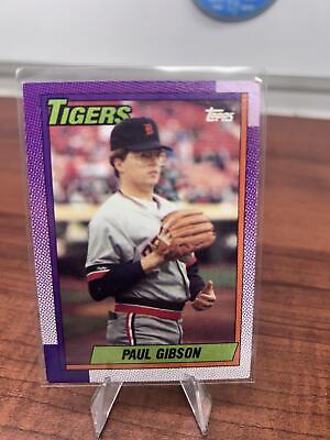 Cheap Sneaks Footwear/Sports Cards Baseball Card Paul Gibson 1990 Topps #11 Detroit Tigers