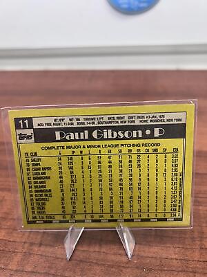 Cheap Sneaks Footwear/Sports Cards Baseball Card Paul Gibson 1990 Topps #11 Detroit Tigers