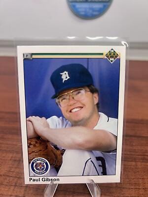 Cheap Sneaks Footwear/Sports Cards Baseball Card Paul Gibson 1990 Upper Deck #496 Detroit Tigers