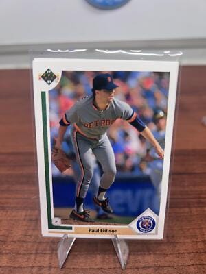 Cheap Sneaks Footwear/Sports Cards Baseball Card Paul Gibson 1991 Upper Deck #579b Detroit Tigers