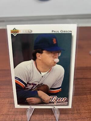 Cheap Sneaks Footwear/Sports Cards Baseball Card Paul Gibson 1992 Upper Deck #489 Detroit Tigers