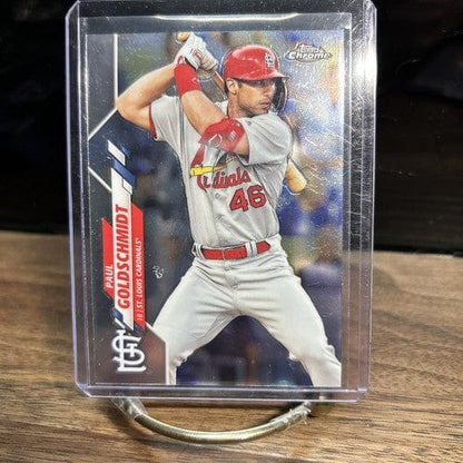 Cheap Sneaks Footwear/Sports Cards Baseball Card Paul Goldschmidt 2020 Topps Chrome MLB Baseball Card #89 Cardinals