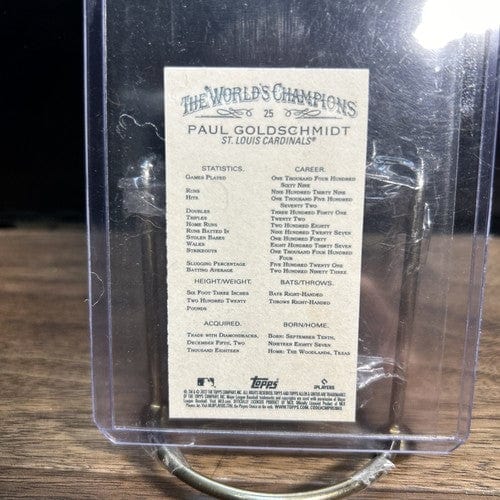 Cheap Sneaks Footwear/Sports Cards Baseball Card Paul Goldschmidt 2022 topps allen & ginter mini A&G back parallel SP