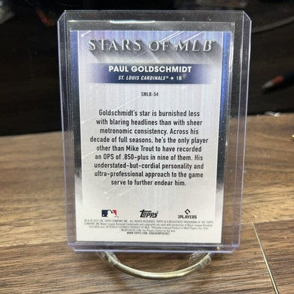 Cheap Sneaks Footwear/Sports Cards Baseball Card Paul Goldschmidt 2022 Topps Series 2 Stars of MLB  SMLB-54 Cardinals
