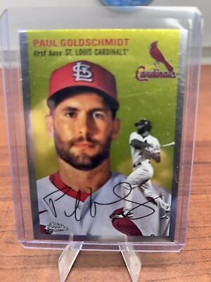 Cheap Sneaks Footwear/Sports Cards Baseball Card Paul Goldschmidt2023 Topps Chrome Platinum Anniversary #388 Cardinals
