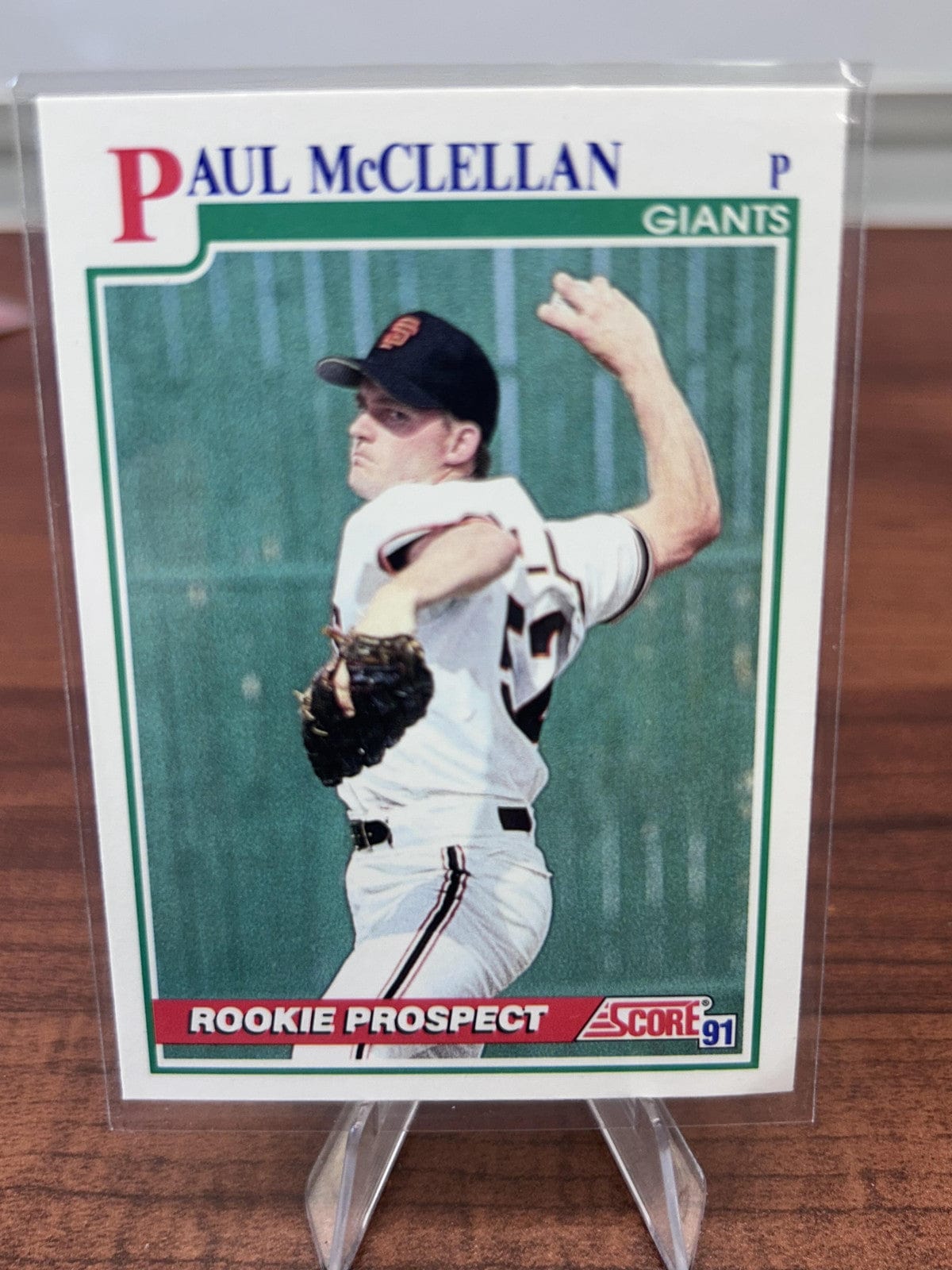 Cheap Sneaks Footwear/Sports Cards Baseball Card Paul McClellan RC 1991 Score #726 San Francisco Giants