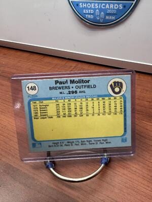 Cheap Sneaks Footwear/Sports Cards Baseball Card Paul Molitor 1982 Fleer #148 Milwaukee Brewers