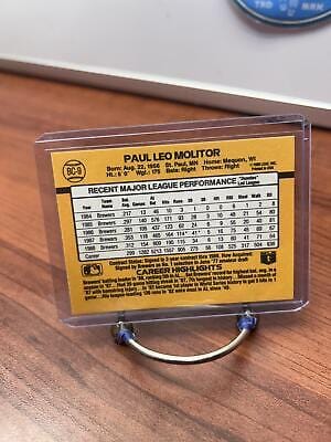 Cheap Sneaks Footwear/Sports Cards Baseball Card Paul Molitor 1989 Donruss Bonus MVP's #BC-9b Milwaukee Brewers