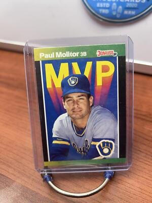 Cheap Sneaks Footwear/Sports Cards Baseball Card Paul Molitor 1989 Donruss Bonus MVP's #BC-9b Milwaukee Brewers