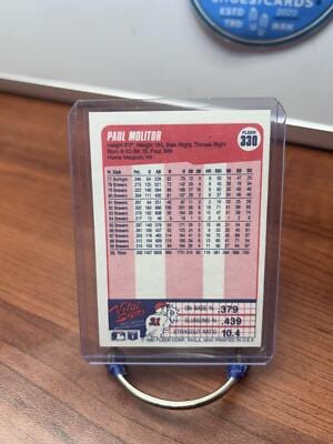 Cheap Sneaks Footwear/Sports Cards Baseball Card Paul Molitor 1990 Fleer #330a Milwaukee Brewers
