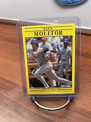 Cheap Sneaks Footwear/Sports Cards Baseball Card Paul Molitor 1991 Fleer #591b Milwaukee Brewers