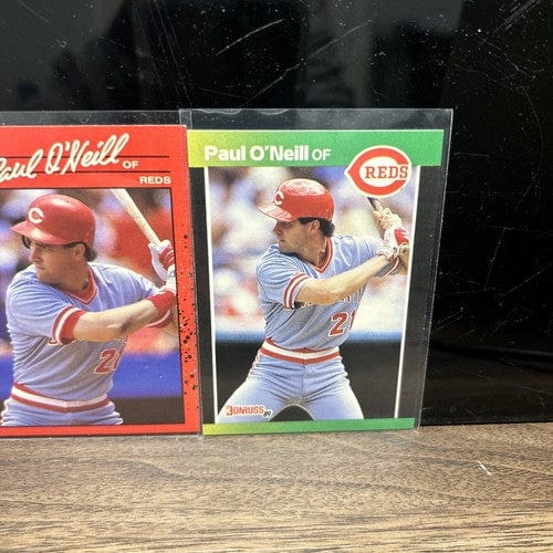 Cheap Sneaks Footwear/Sports Cards Baseball Card Paul O’Neill Cincinnati Reds 3 Card Lot 1989-1990 1989 & 1990 Donrus