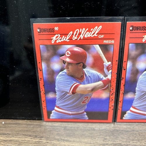 Cheap Sneaks Footwear/Sports Cards Baseball Card Paul O’Neill Cincinnati Reds 3 Card Lot 1989-1990 1989 & 1990 Donrus