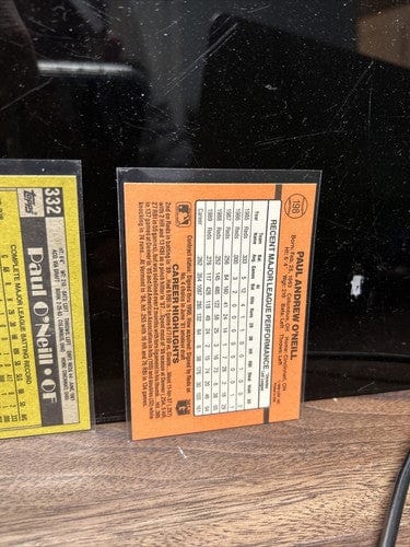 Cheap Sneaks Footwear/Sports Cards Baseball Card Paul O’Neill Cincinnati Reds 4 Card Lot 1989-1990 Donruss , Topps ,