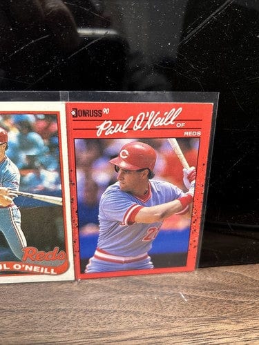Cheap Sneaks Footwear/Sports Cards Baseball Card Paul O’Neill Cincinnati Reds 4 Card Lot 1989-1990 Donruss , Topps, U