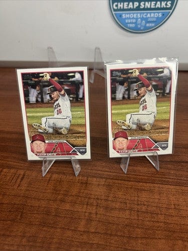 Cheap Sneaks Footwear/Sports Cards Baseball Card Pavin Smith 2023 Topps Baseball Series One Card #312 + Bonus Card Diam