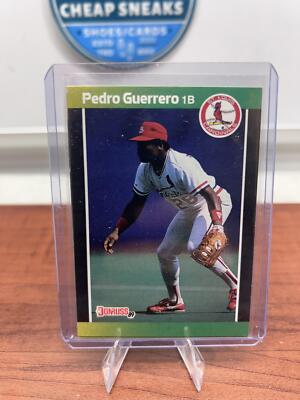 Cheap Sneaks Footwear/Sports Cards Baseball Card Pedro Guerrero 1989 Donruss #418 St. Louis Cardinals