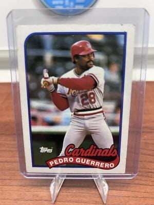 Cheap Sneaks Footwear/Sports Cards Baseball Card Pedro Guerrero 1989 Topps #780 St. Louis Cardinals