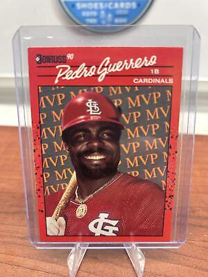 Cheap Sneaks Footwear/Sports Cards Baseball Card Pedro Guerrero 1990 Donruss Bonus MVP's #BC-6a St. Louis Cardinals