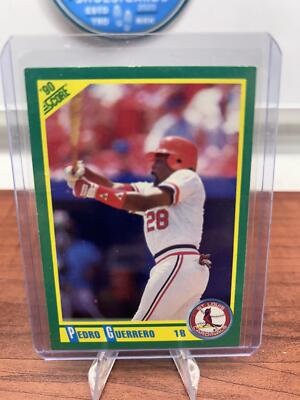 Cheap Sneaks Footwear/Sports Cards Baseball Card Pedro Guerrero 1990 Score #13 St. Louis Cardinals