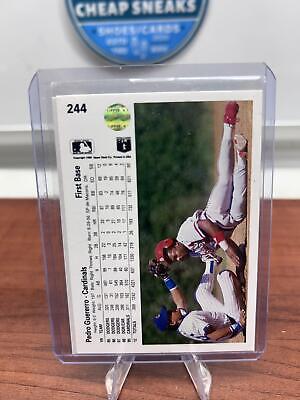 Cheap Sneaks Footwear/Sports Cards Baseball Card Pedro Guerrero 1990 Upper Deck #244 St. Louis Cardinals