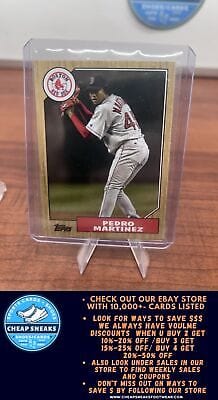 Cheap Sneaks Footwear/Sports Cards Baseball Card Pedro Martinez 2022 Topps Archives #231 Boston Red Sox