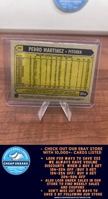 Cheap Sneaks Footwear/Sports Cards Baseball Card Pedro Martinez 2022 Topps Archives #231 Boston Red Sox