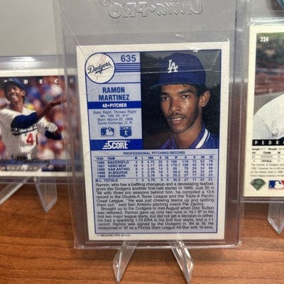 Cheap Sneaks Footwear/Sports Cards Baseball Card Pedro Martinez(RC) 92 Upper Deck #324, Ramon Martinez(RC) 89 Score #63