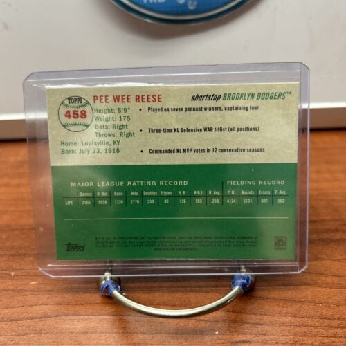 Cheap Sneaks Footwear/Sports Cards Baseball Card Pee Wee Reese 2023 Topps Chrome Prizm Refractor Platinum Anniversary D