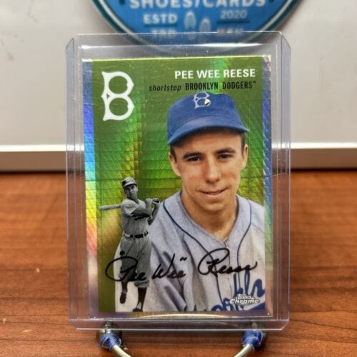 Cheap Sneaks Footwear/Sports Cards Baseball Card Pee Wee Reese 2023 Topps Chrome Prizm Refractor Platinum Anniversary D