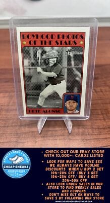 Cheap Sneaks Footwear/Sports Cards Baseball Card Pete Alonso 2021 Topps Heritage #146 New York Mets