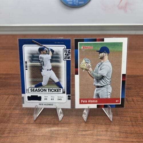 Cheap Sneaks Footwear/Sports Cards Baseball Card Pete Alonso 2022 Donruss #247/2021 Contenders #84 Lot Mets
