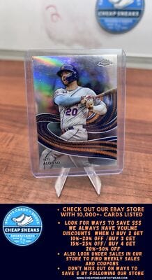 Cheap Sneaks Footwear/Sports Cards Baseball Card Pete Alonso 2024 Topps Chrome Strokes #S-17 New York Mets